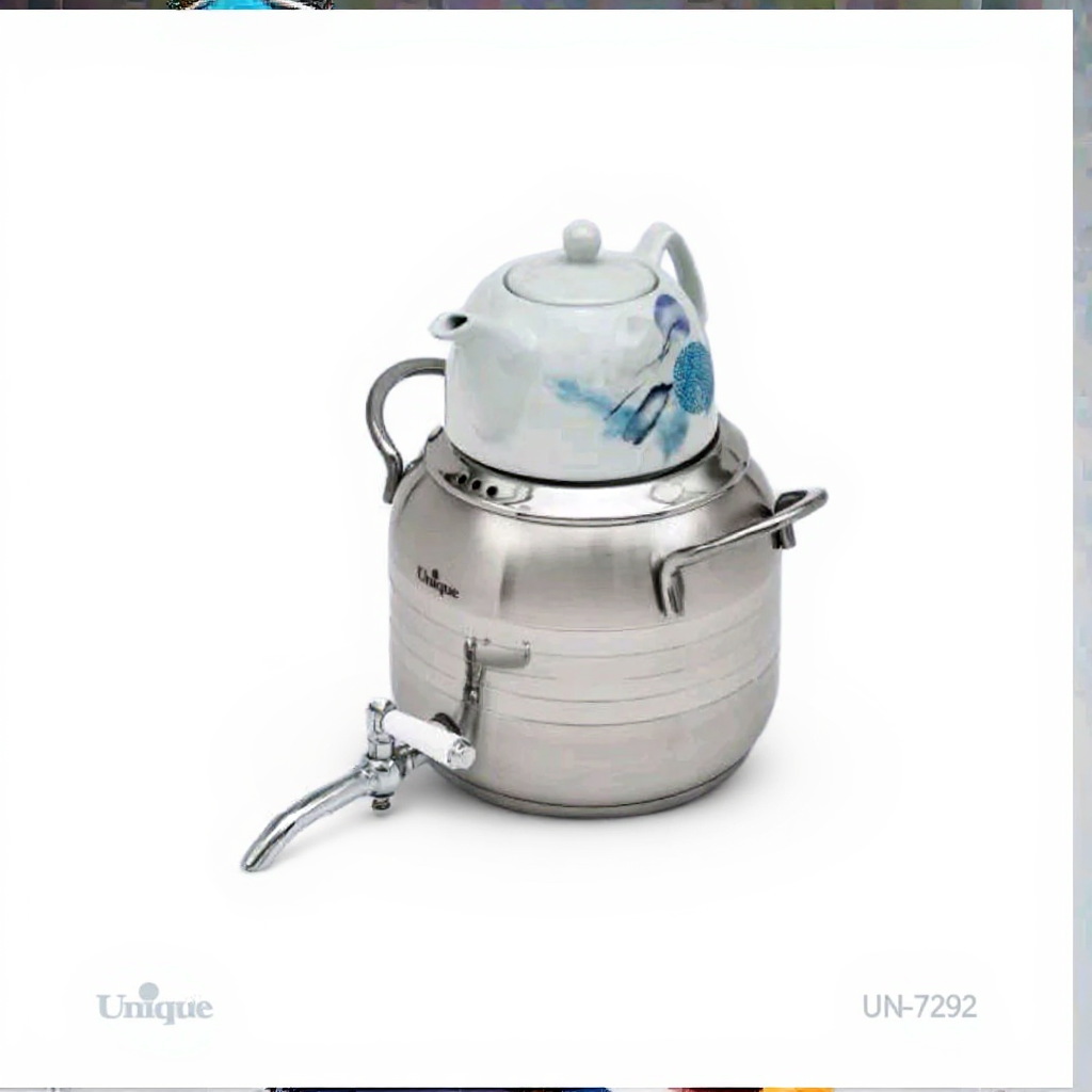 کتری قوری 4/5لیتر شیر دار یونیک کد UN-7292 (پس کرایه)