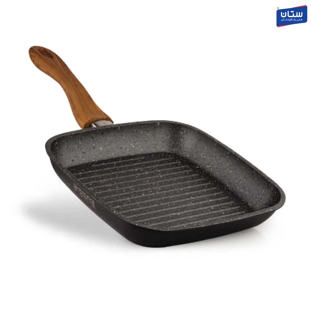 تابه گرانیتی سایز 24 فورته تک دسته مدل دایکاست ( پس کرایه )