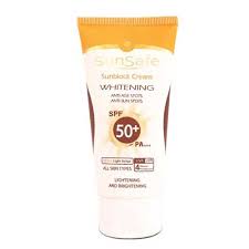 سان سیف ضد آفتاب SPF50 فاقد جاذب شیمیایی  50 میل