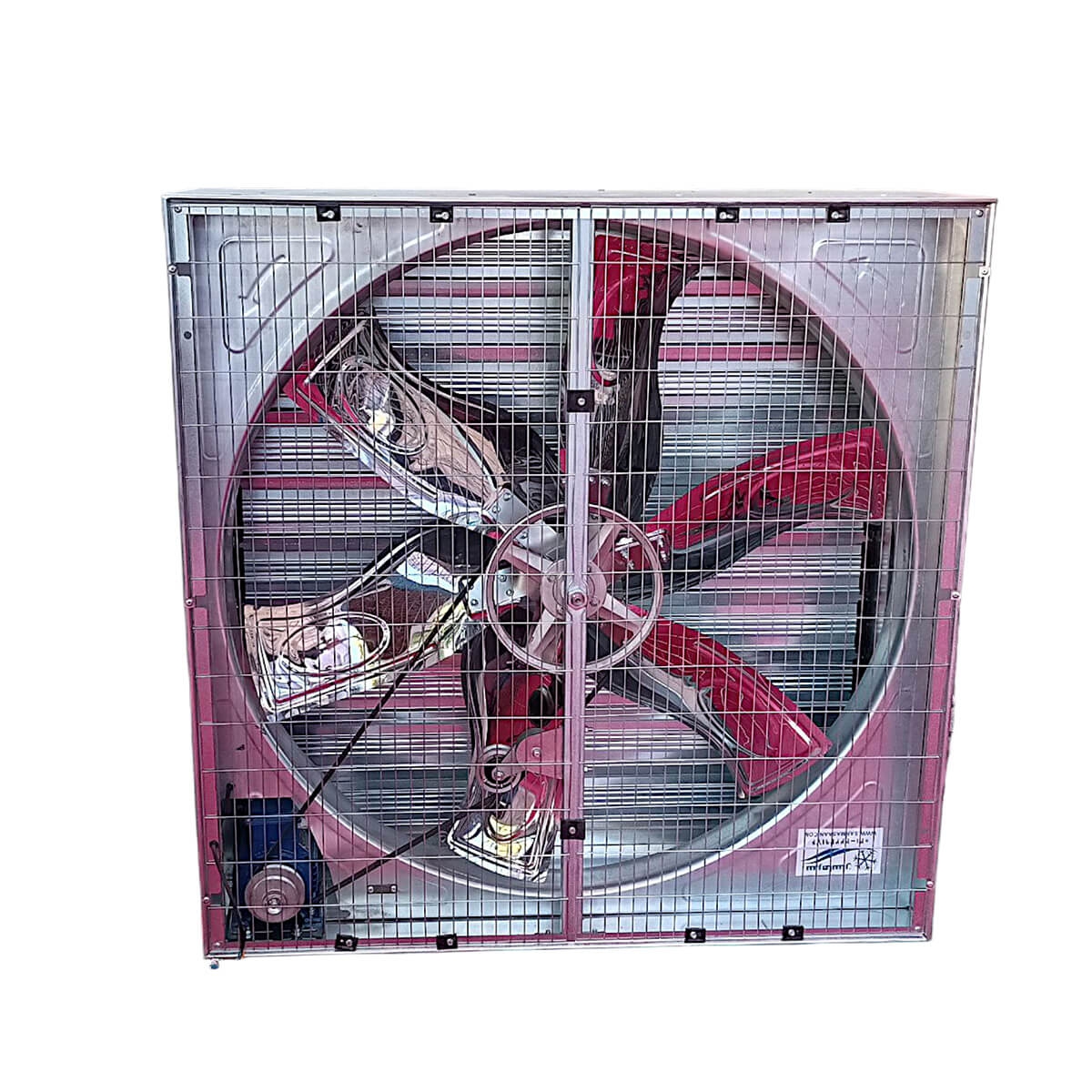 فن مرغداری و گلخانه 100x100 رستاتجهیز - دمپر اتوماتیک کلاچ دار