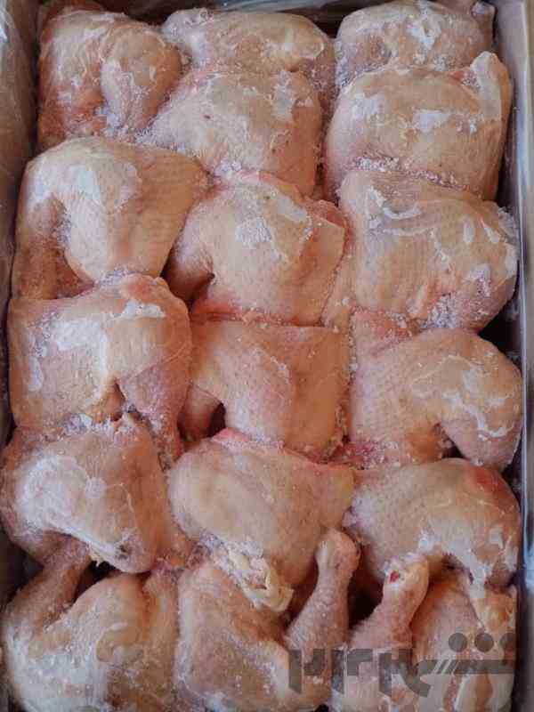 ران مرغ درشت منجمدکارتن 10 کیلویی (قیمت هر کیلو )