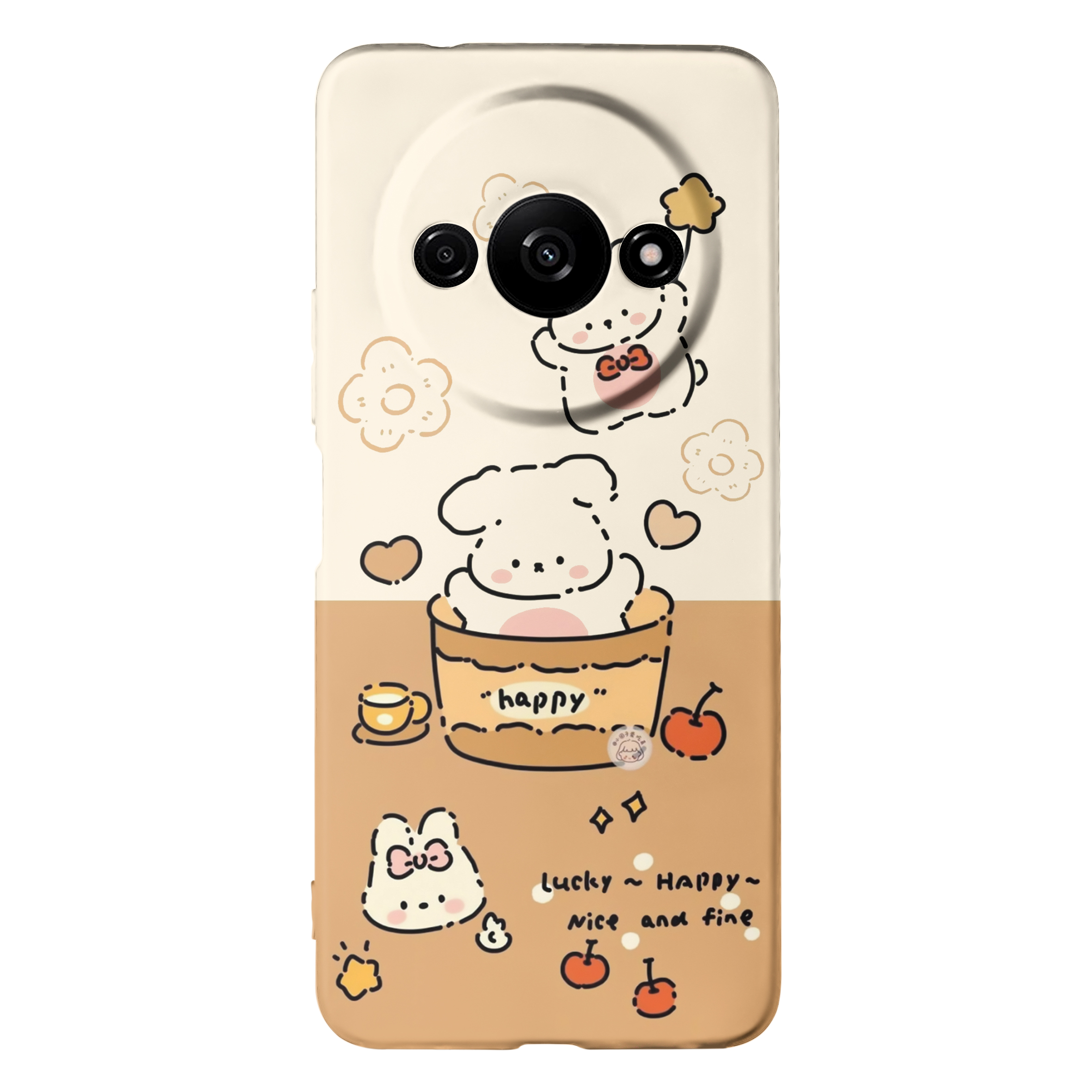 قاب گوشی شیائومی REDMI A3 طرح خرس دخترانه