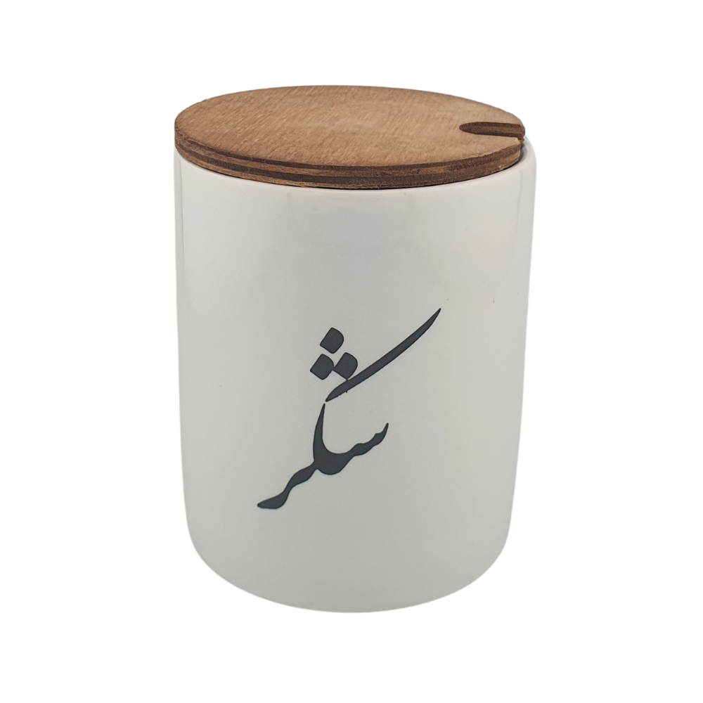 بانکه سرامیکی درب چوبی طرح شکر مبلمونسرا مدل 294847