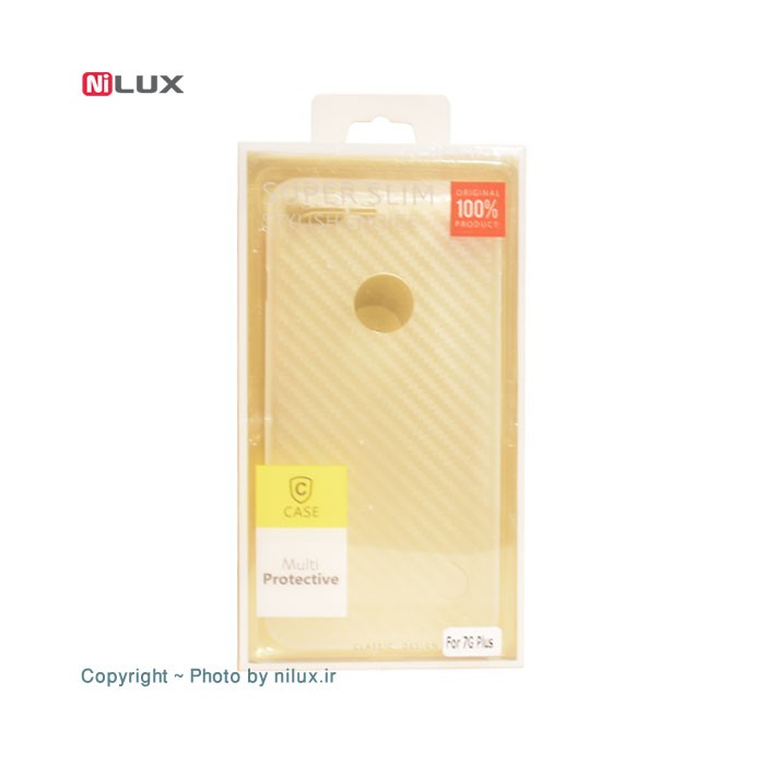 قاب گوشی C Case رنگ شفاف مناسب برای گوشی های آیفون 7 پلاس