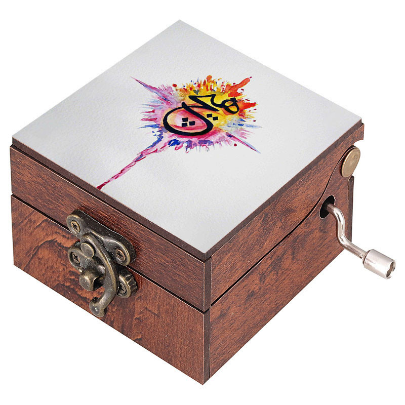 جعبه موزیکال مدل هندلی طرح هیچ کد 1000