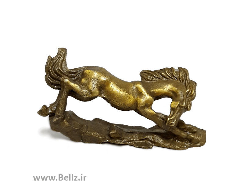 مجسمه اسب برنزی کوچک - کد 8