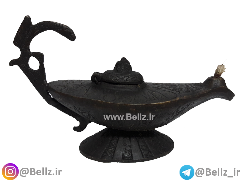 چراغ جادو پیسوز برنجی مدل 6