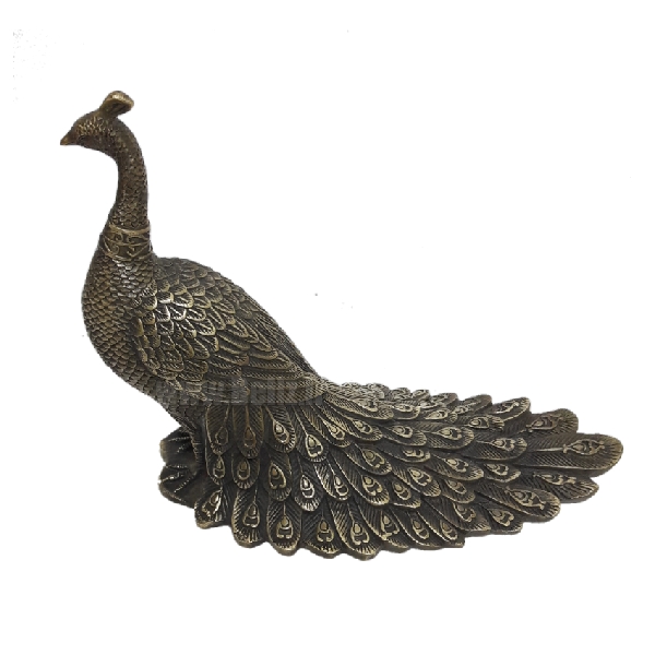 مجسمه طاووس برنزی مدل 1
