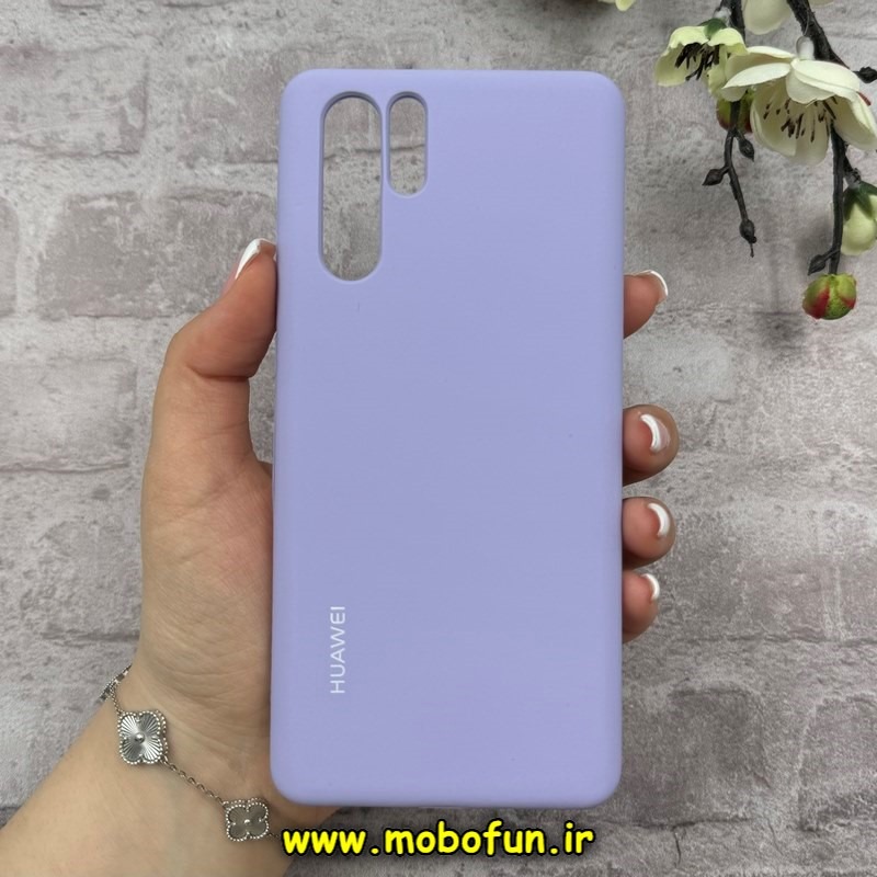 قاب گوشی Huawei P30 Pro هوآوی سیلیکونی اورجینال پاک کنی درجه یک زیربسته یاسی کد 90221