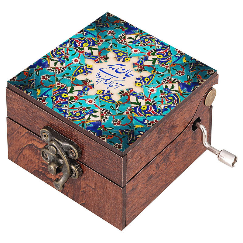 جعبه موزیکال مدل هندلی طرح جان ببر آنجا که دلم برده ای کد 1027