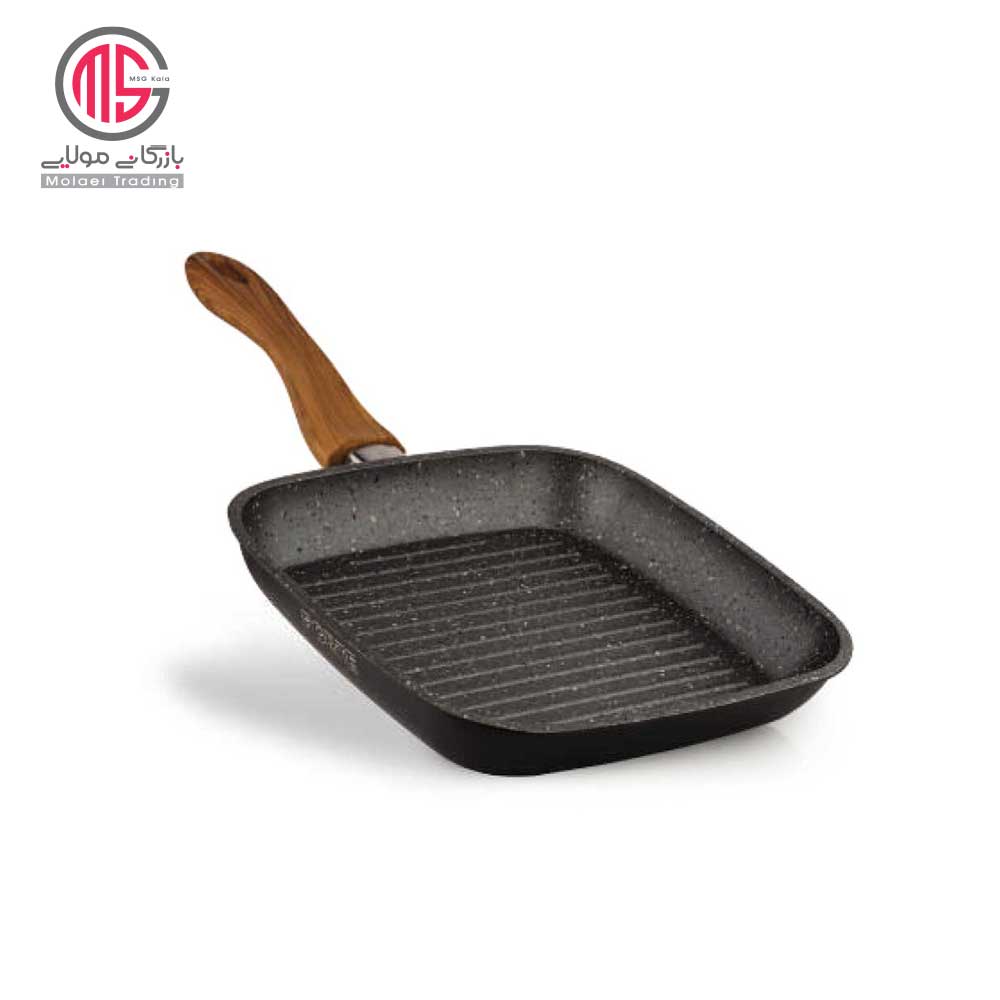 تابه گرانیتی سایز 24 فورته تک دسته مدل دایکاست ( پس کرایه )