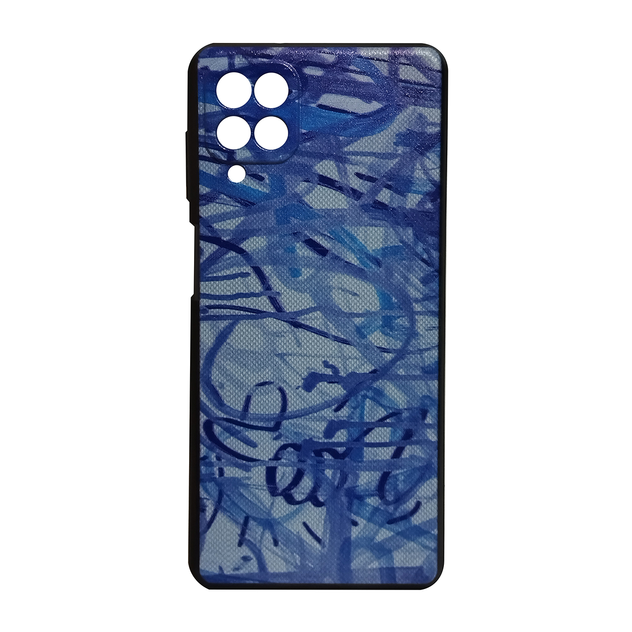 کاور کد 1768 مناسب برای گوشی موبایل سامسونگ A12 طرح آبرنگی