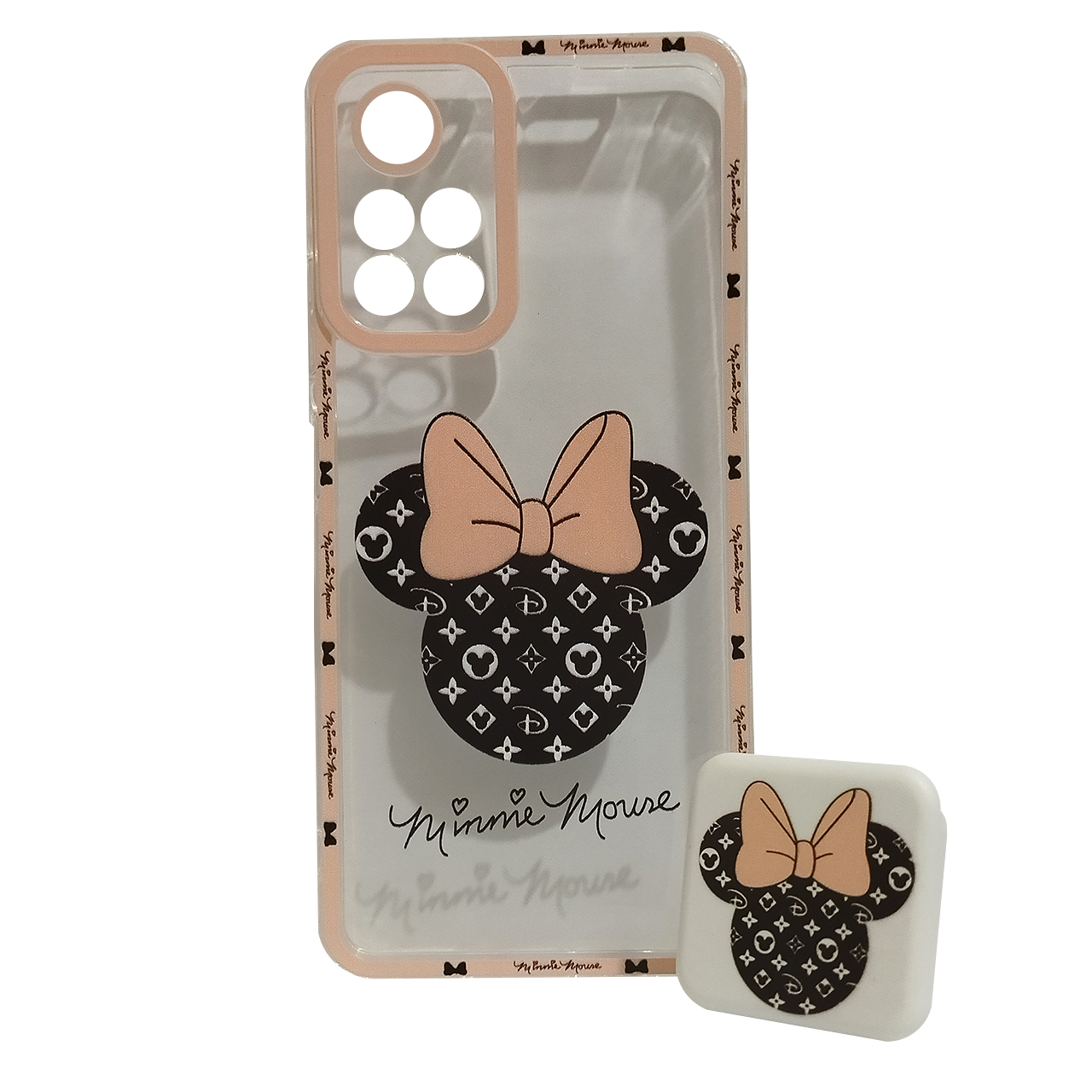 کاور کد 9002 مناسب برای گوشی موبایل شیائومی Redmi Note 11 پاپ سوکت دار طرح میکی موس