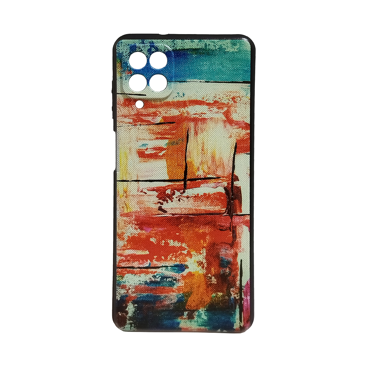 کاور کد 1732 مناسب برای گوشی موبایل سامسونگ A12 طرح آبرنگی