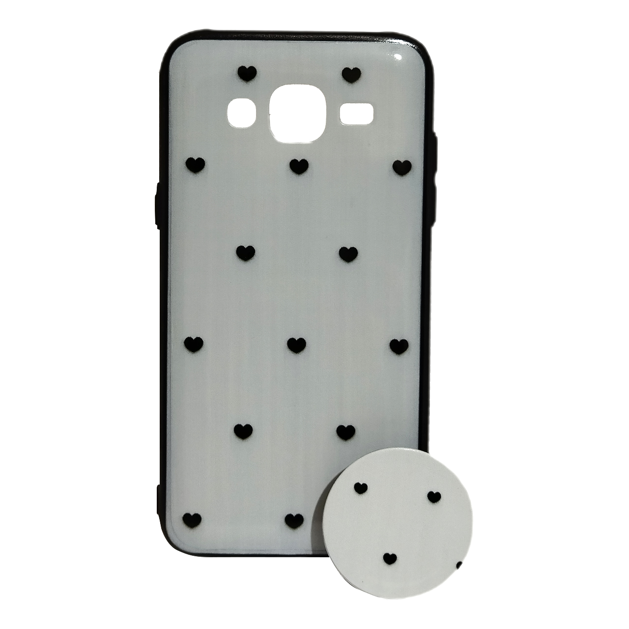 کاور کد 3508 مناسب برای گوشی موبایل سامسونگ Samsung J5 2015 پاپ سوکت دار طرح قلب