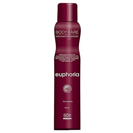 اسپری بدن زنانه بادی کر مدل ایفوریا Body Care Euphoria حجم 200 میل