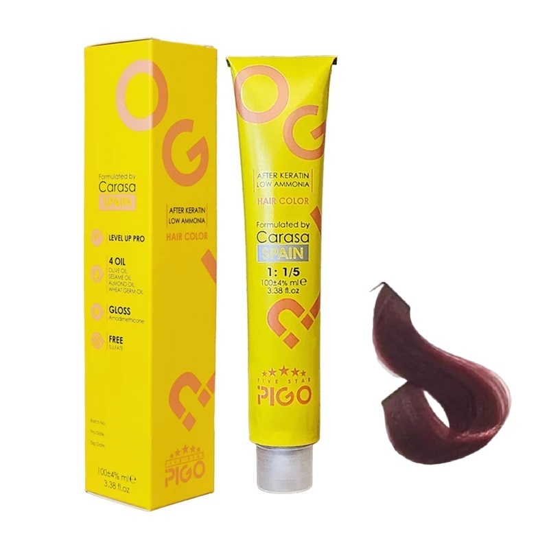 رنگ مو پیگو قرمز تیره 4.6