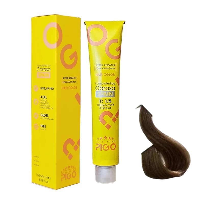 رنگ مو پیگو بلوند نسکافه ای تیره 6.571