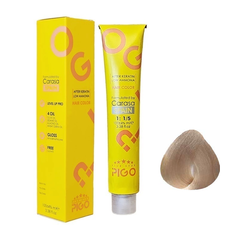 رنگ مو پیگو سوپر پلاتینه مرواریدی 12.9