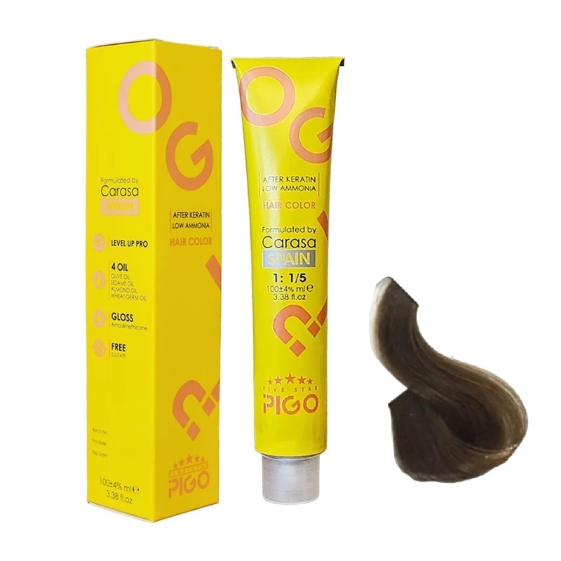 رنگ مو پیگو بلوند کاکائویی متوسط 7.75