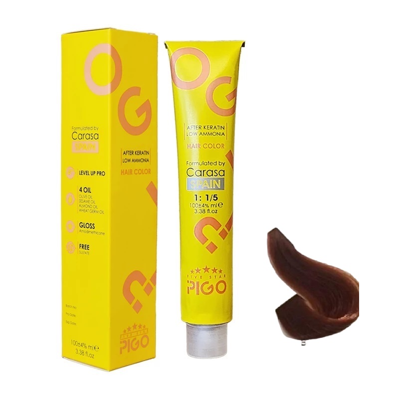 رنگ مو پیگو بلوند مسی روشن 7.4