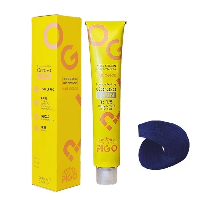 رنگ مو پیگو سرمه ای