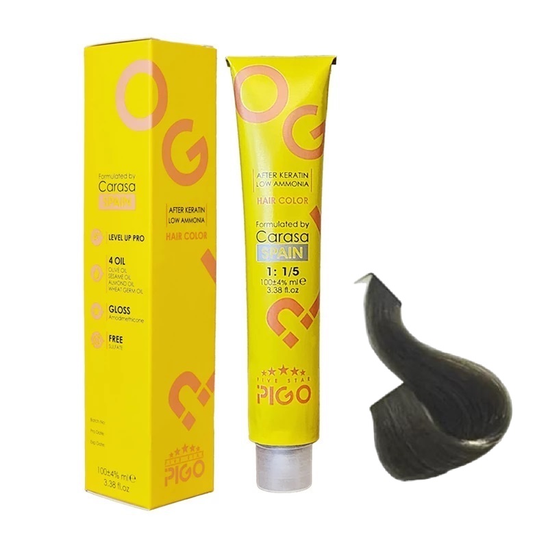 رنگ مو پیگو بلوند زیتونی متوسط 7.3