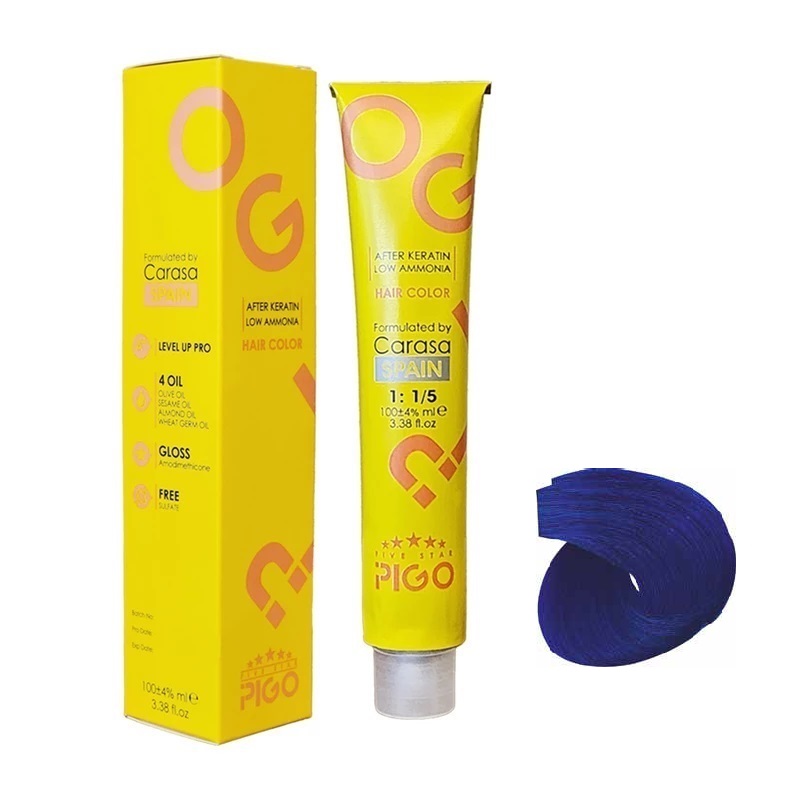 رنگ مو پیگو آبی لاجوردی