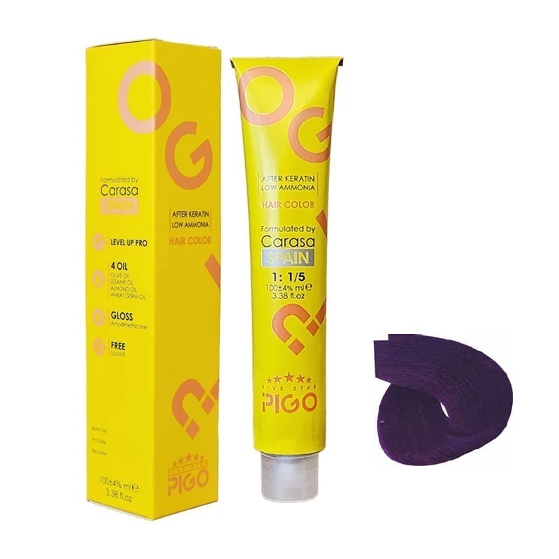 رنگ مو پیگو بنفش متالیک