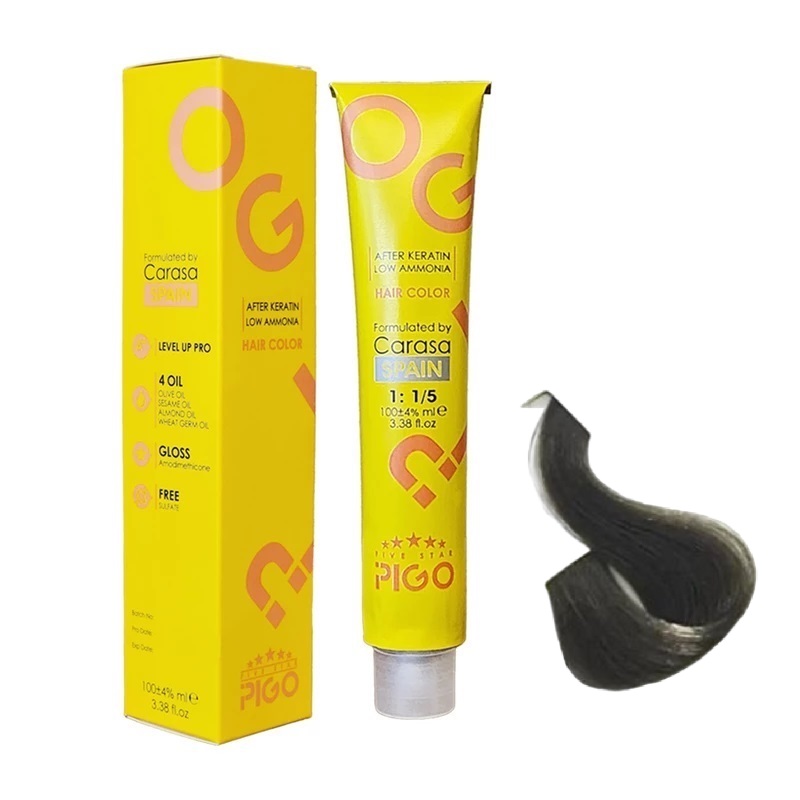 رنگ مو پیگو بلوند زیتونی تیره 6.3