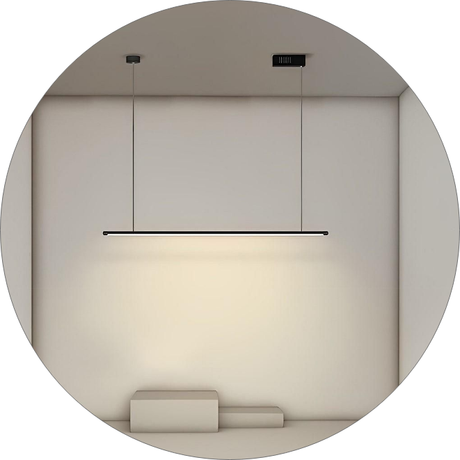 لوستر سقفی خطی مدرن کد 00582