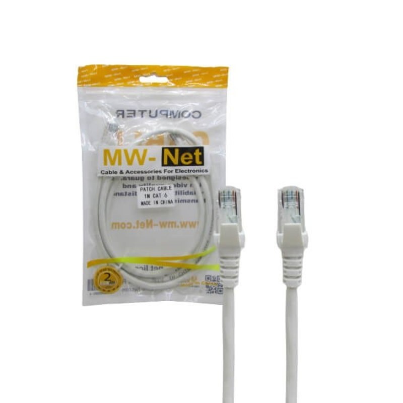 کابل شبکه MW-NET مدل CATE5 طول 1 متر