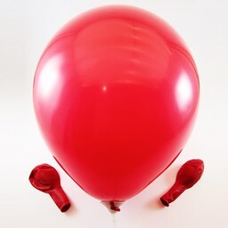 بادکنک قرمز (12 اینچ) لاتکس ساده استاندارد