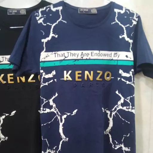 تیشرت مردانه نخی kenzo  در چند رنگ و در دو سایز L و XL 