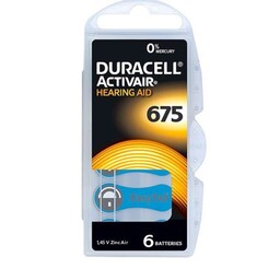 باتری سمعک (باطری سمعکی) دوراسل(Duracell) تولید آلمان شماره 13 کیفیت عالی