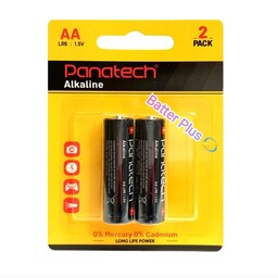 باتری  قلمی  panatech AA  پاناتک آلکالاین  کارت 2 تایی 