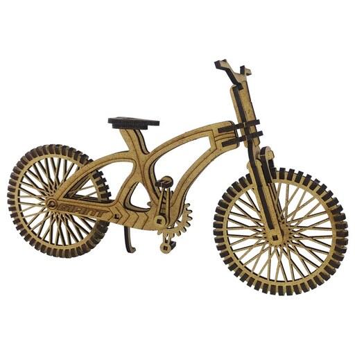 پازل سه بعدی چوبی طرح دوچرخه