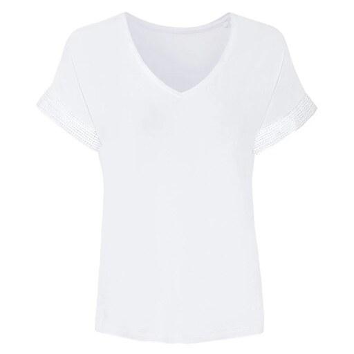 تی شرت آستین کوتاه زنانه اسمارا Esmara مدل 11289055 رنگ سفید و ارسال رایگان