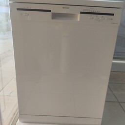 ماشین ظرفشویی دو سبد شارپ مدل 612 در رنگهای سفید و سیلور (پس کرایه)