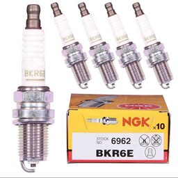 شمع پایه کوتاه BKR6E ان جی کا - هزینه ارسال با مشتری-برند NGK