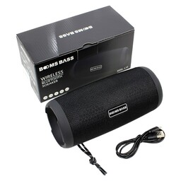 اسپیکر بلوتوثی قابل حمل بومز باس مدل L12 رنگ مشکی Booms Bass wireless speaker model L12 اسپیکر وایرلس بوم بیس ال 12 سیاه