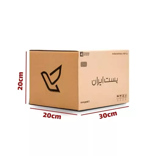 کارتن پستی سایز 4 سه لایه درجه یک بسته 50 عددی