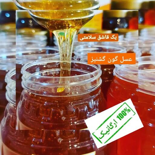 عسل طبیعی گون وگشنیز 1 کیلویی مهد عسل ایران ( مستقیم از زنبور دار ) ارسالش رایگان
