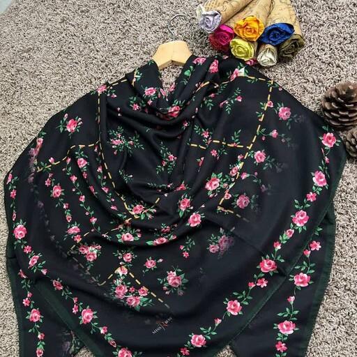 روسری سوپر کرپ زنانه قواره 140 ایستادگی عالی ارسال رایگان