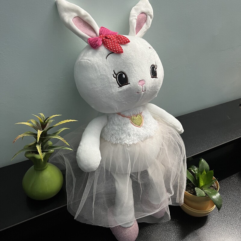 عروسک مدل خرگوش دامن دار   ارتفاع 50سانتی متر نانو پولیشی وارداتی
