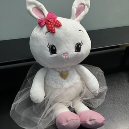 عروسک مدل خرگوش دامن دار   ارتفاع 50سانتی متر نانو پولیشی وارداتی