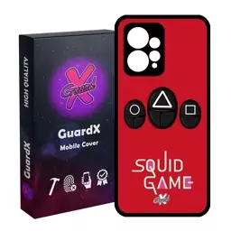 کاور گارد ایکس طرح Squid Game مدل Glass10401 مناسب برای گوشی موبایل شیائومی Redmi Note 12 4G