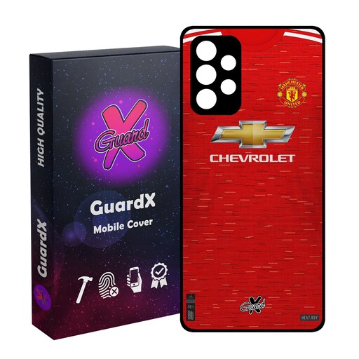 کاور گارد ایکس طرح Manchester United مدل Glass10248 مناسب برای گوشی موبایل سامسونگ Galaxy A52-A52S