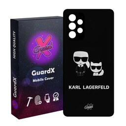 کاور گارد ایکس طرح Karl Lagerfeld مدل Glass10423 مناسب برای گوشی موبایل سامسونگ Galaxy A52-A52S