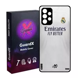 کاور گارد ایکس طرح Real Madrid مدل Glass10254 مناسب برای گوشی موبایل سامسونگ Galaxy A52-A52S